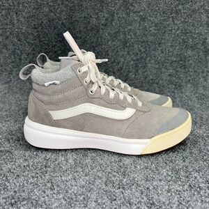 Vans Ultrarange Shoes Women's 7 Grey Athletic High Top‎ Outdoor Hiking Sneakers